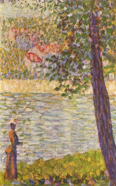 Georges Seurat Morgenspaziergang oil painting image